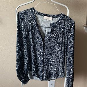 Loft long sleeve blouse